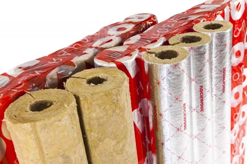 Цилиндры навивные кашированные фольгой Роквул 150 25х48