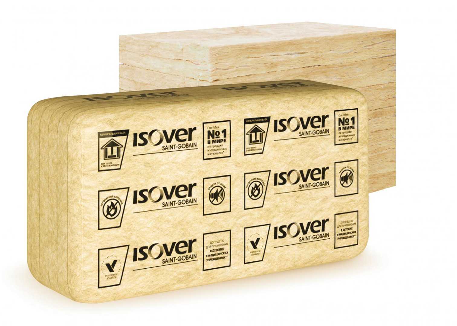 Утеплитель Isover Каркас П-37 100х610х1170 фото 1
