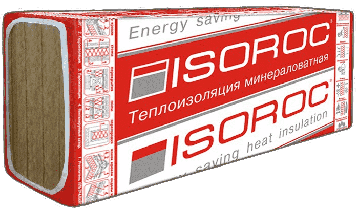 Утеплитель ISOROC Изоруф 1000х600х130 мм фото 0