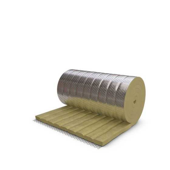 Прошивной мат Paroc Wired Mat 80 AluCoat 30х600х6000