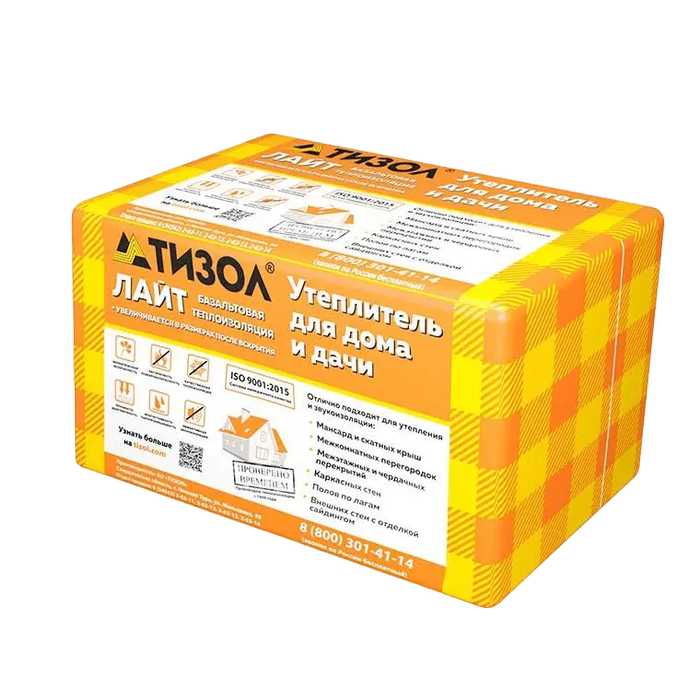 Утеплитель Тизол Euro-ЛАЙТ 35 120х600х1200
